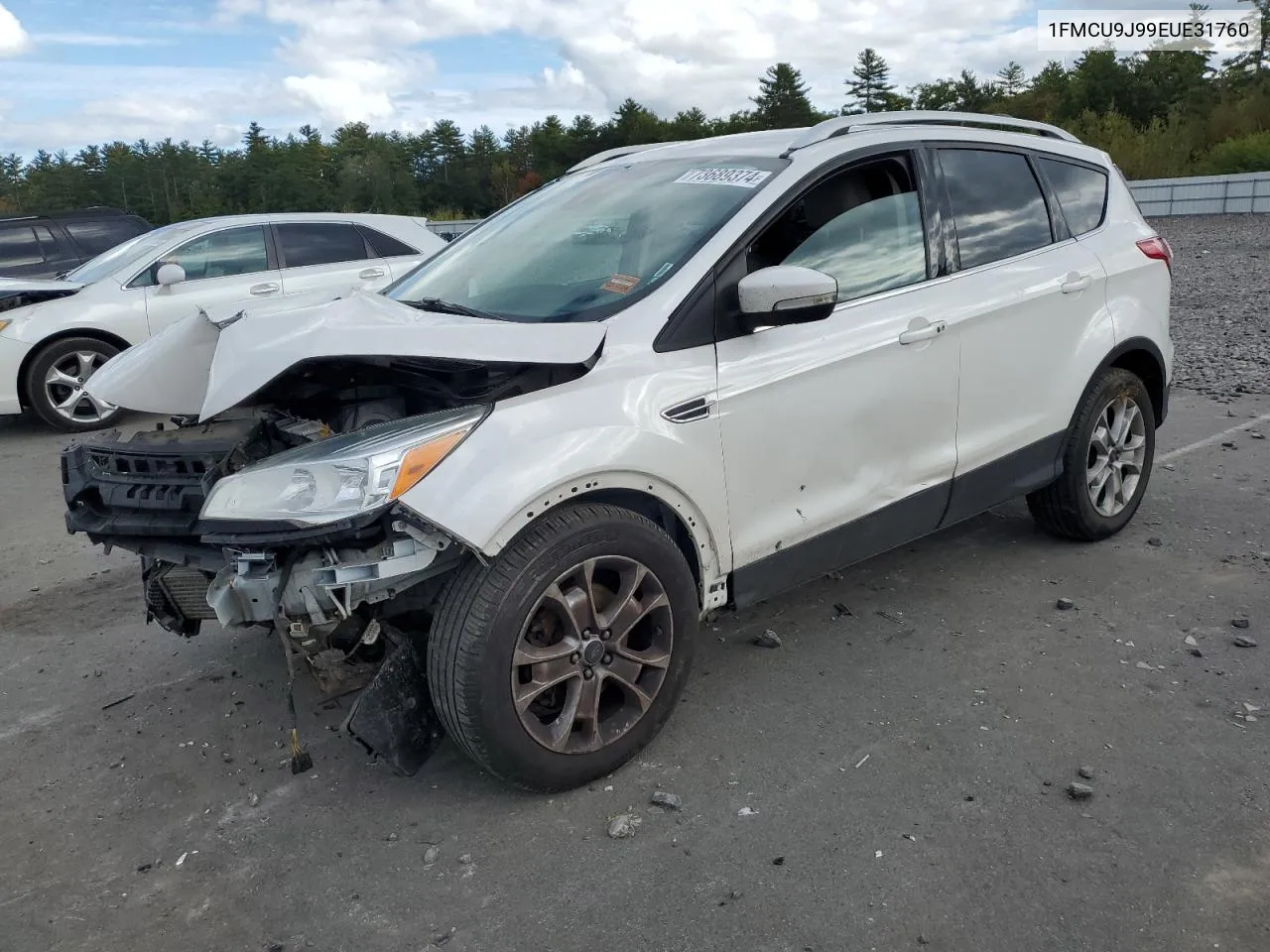 2014 Ford Escape Titanium VIN: 1FMCU9J99EUE31760 Lot: 73689374