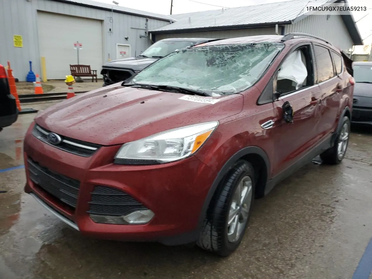 2014 Ford Escape Se VIN: 1FMCU9GX7EUA59213 Lot: 73700594