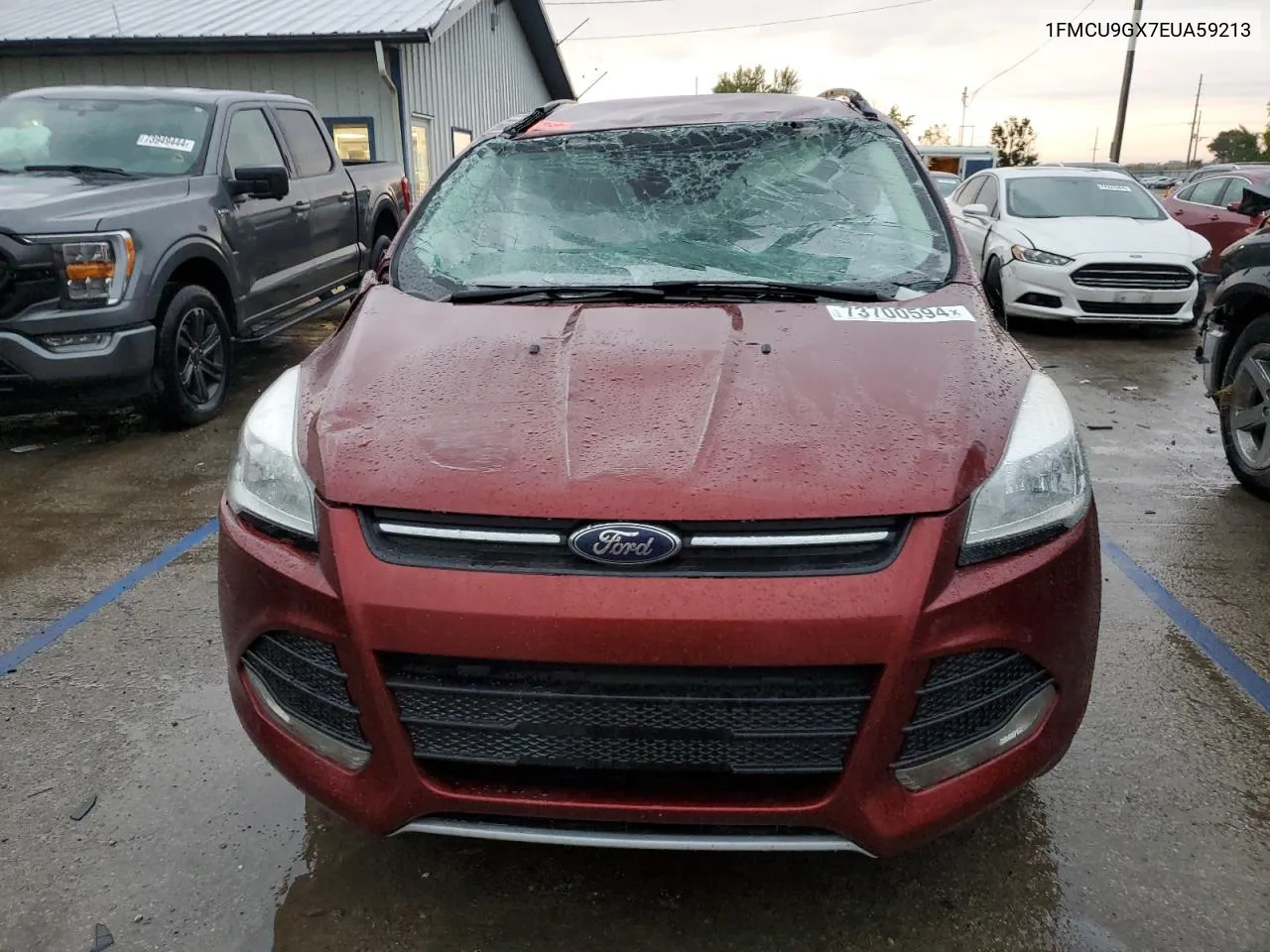 2014 Ford Escape Se VIN: 1FMCU9GX7EUA59213 Lot: 73700594