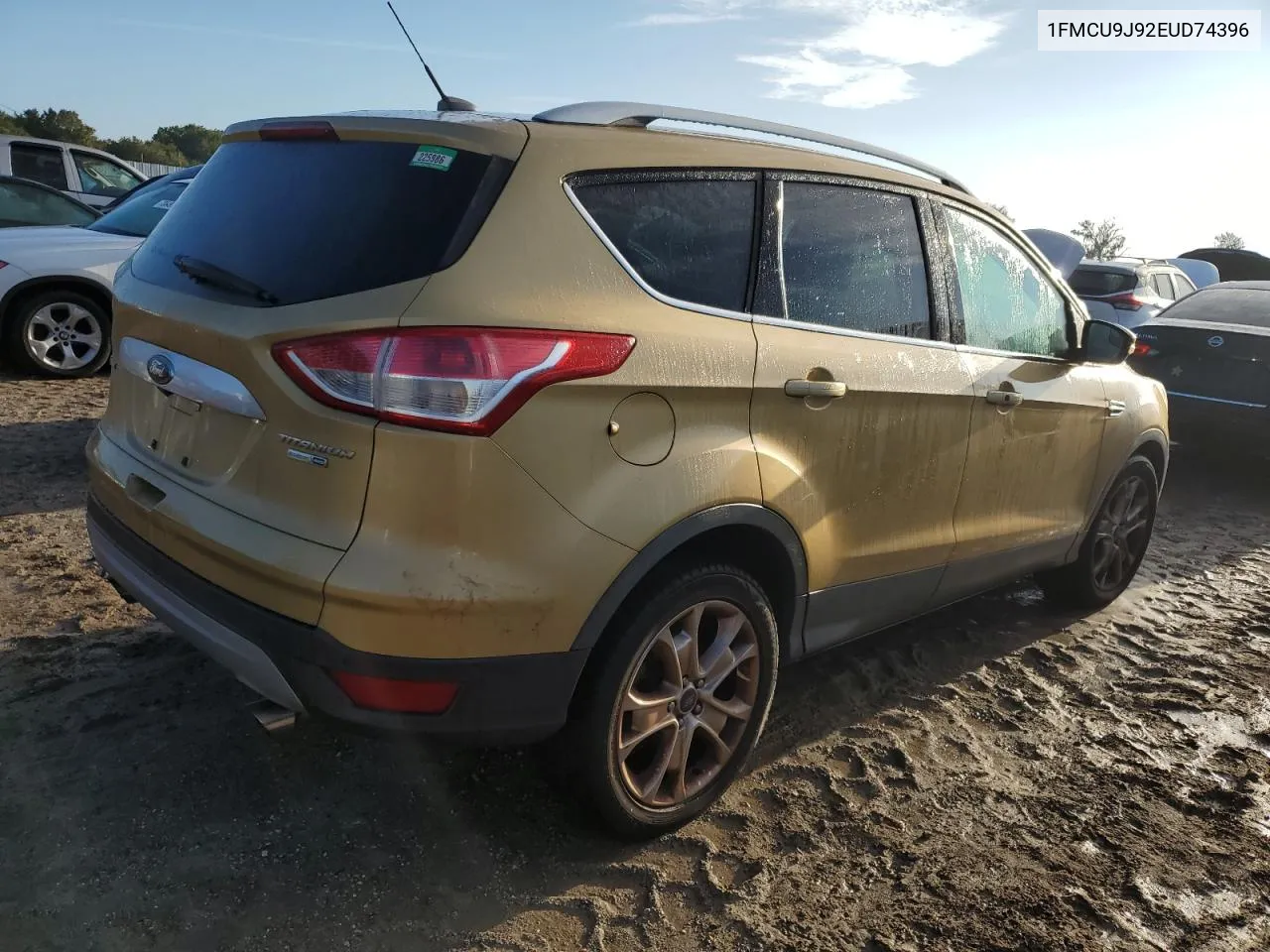 2014 Ford Escape Titanium VIN: 1FMCU9J92EUD74396 Lot: 73804264