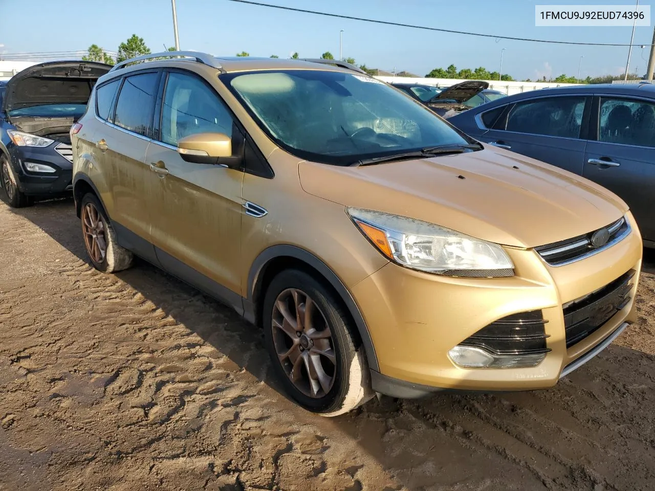 2014 Ford Escape Titanium VIN: 1FMCU9J92EUD74396 Lot: 73804264