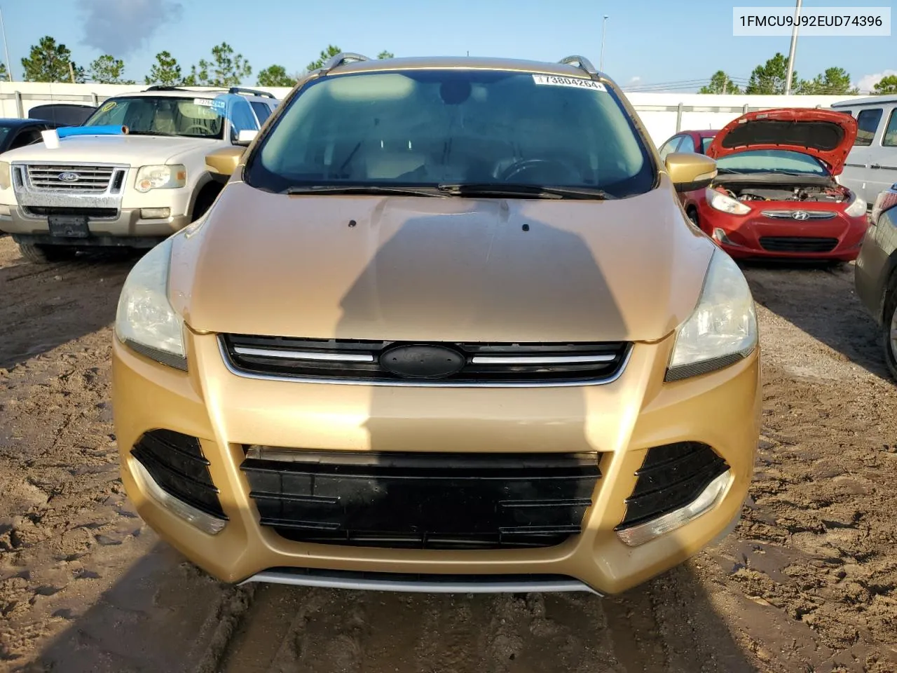 2014 Ford Escape Titanium VIN: 1FMCU9J92EUD74396 Lot: 73804264