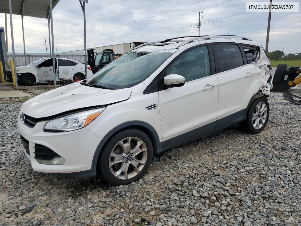 2014 Ford Escape Titanium VIN: 1FMCU0J95EUA57871 Lot: 73827014