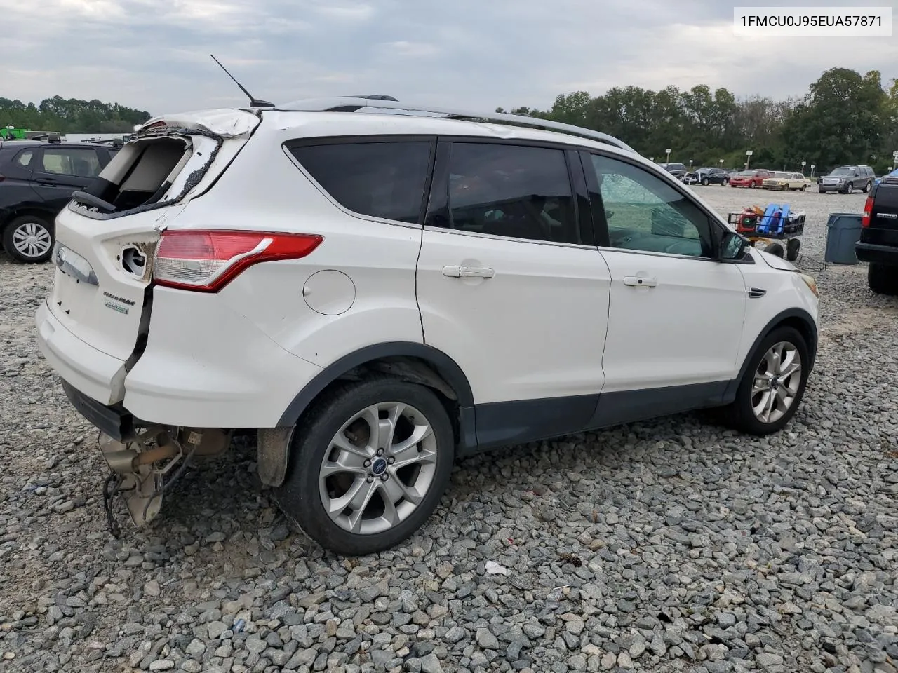 2014 Ford Escape Titanium VIN: 1FMCU0J95EUA57871 Lot: 73827014