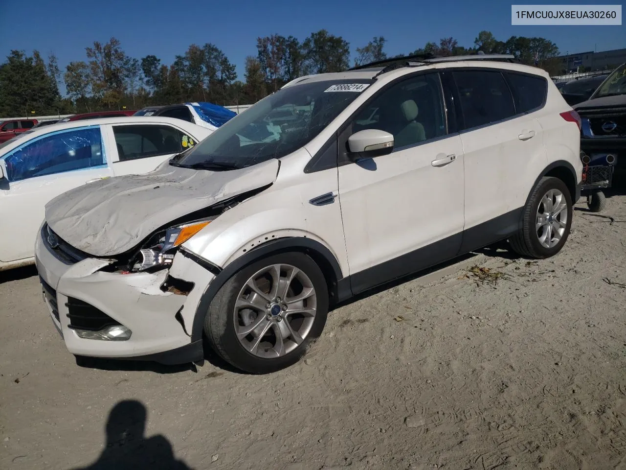 2014 Ford Escape Titanium VIN: 1FMCU0JX8EUA30260 Lot: 73886214