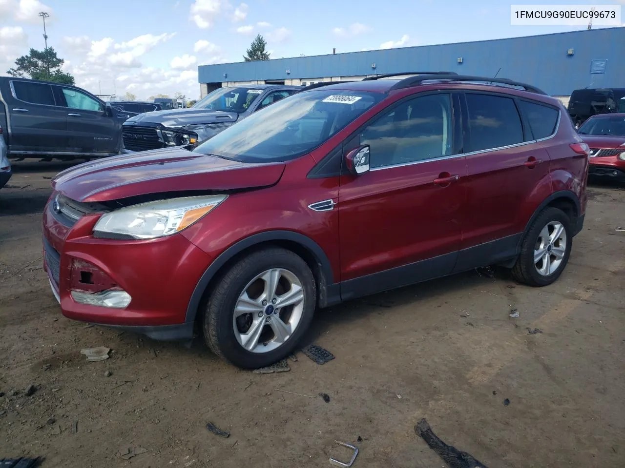 2014 Ford Escape Se VIN: 1FMCU9G90EUC99673 Lot: 73998064