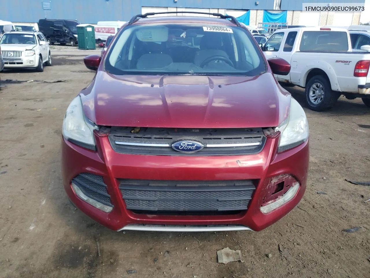 2014 Ford Escape Se VIN: 1FMCU9G90EUC99673 Lot: 73998064