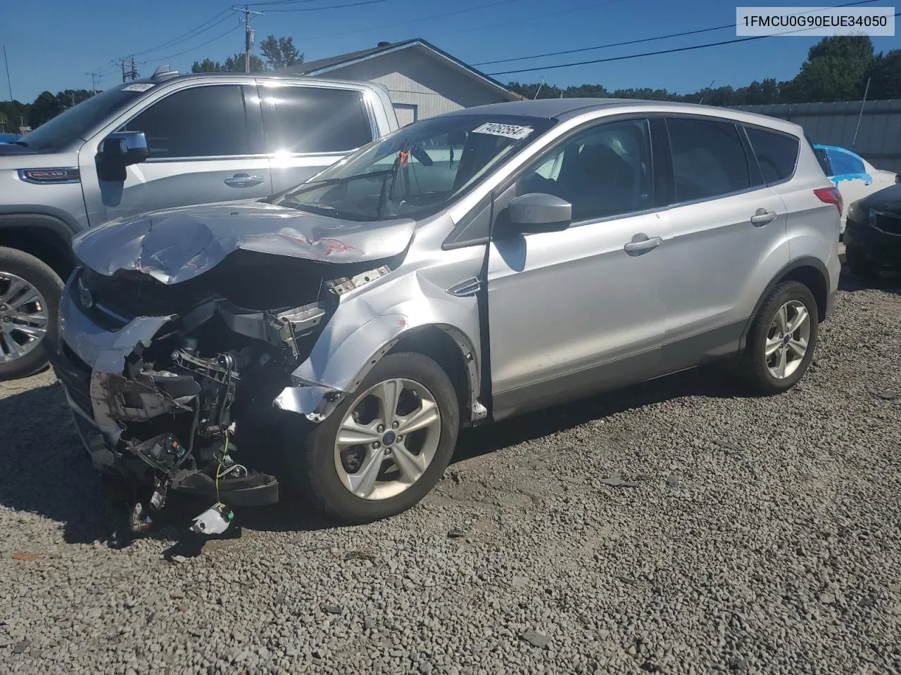 2014 Ford Escape Se VIN: 1FMCU0G90EUE34050 Lot: 74052564