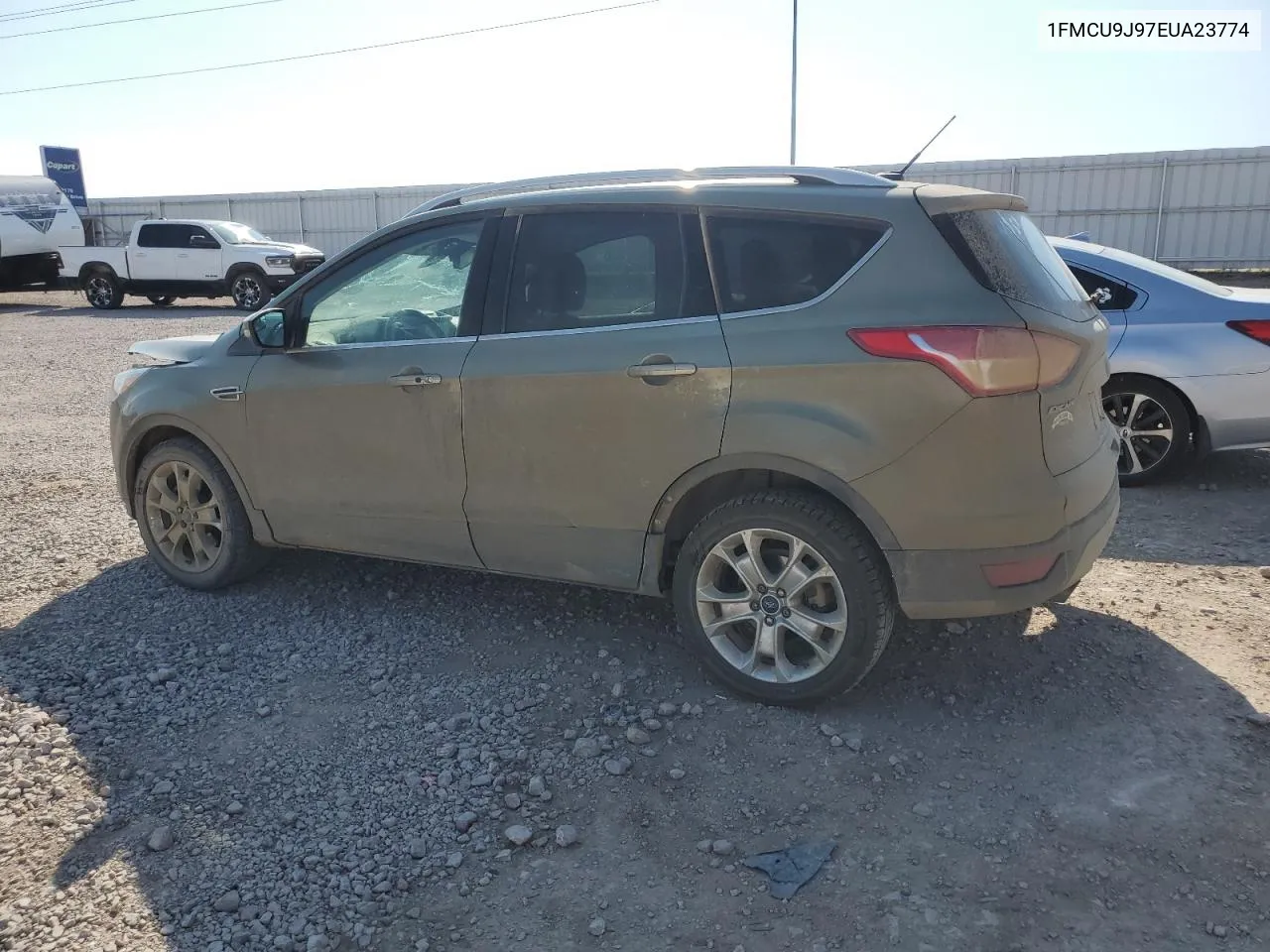 2014 Ford Escape Titanium VIN: 1FMCU9J97EUA23774 Lot: 74081214