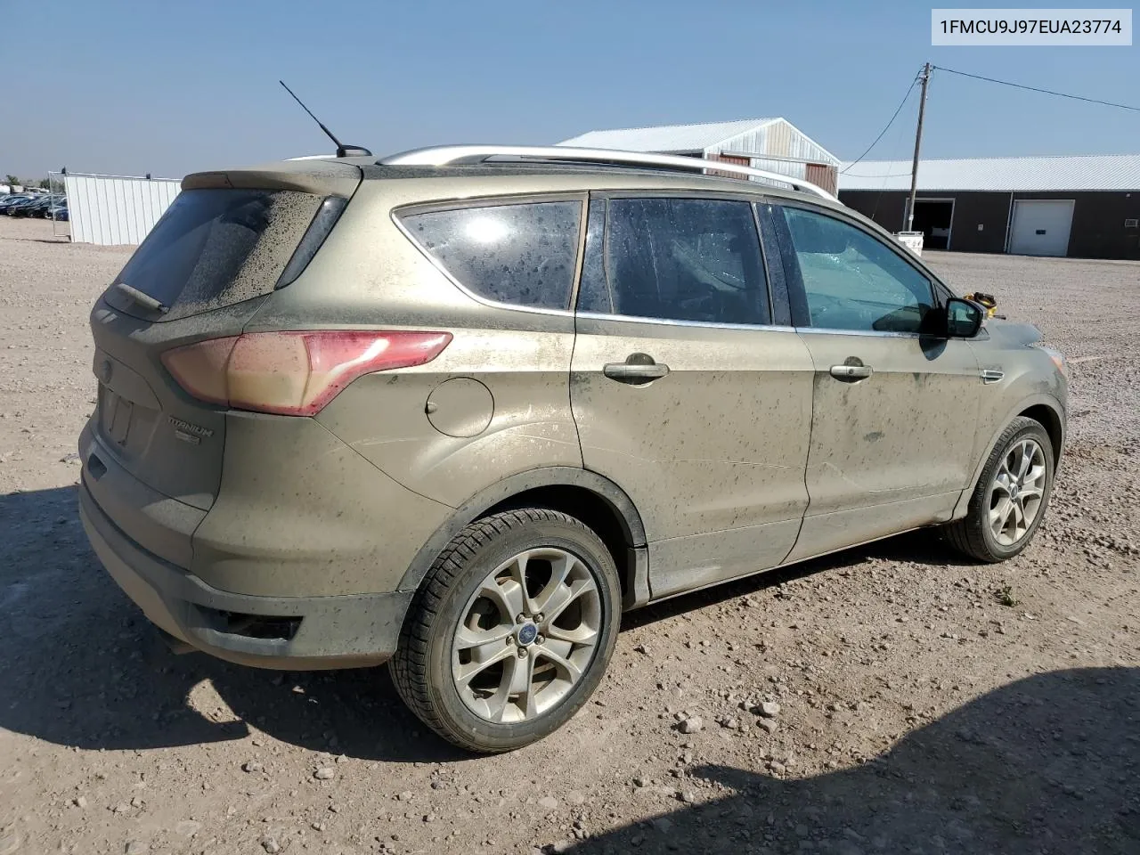 2014 Ford Escape Titanium VIN: 1FMCU9J97EUA23774 Lot: 74081214