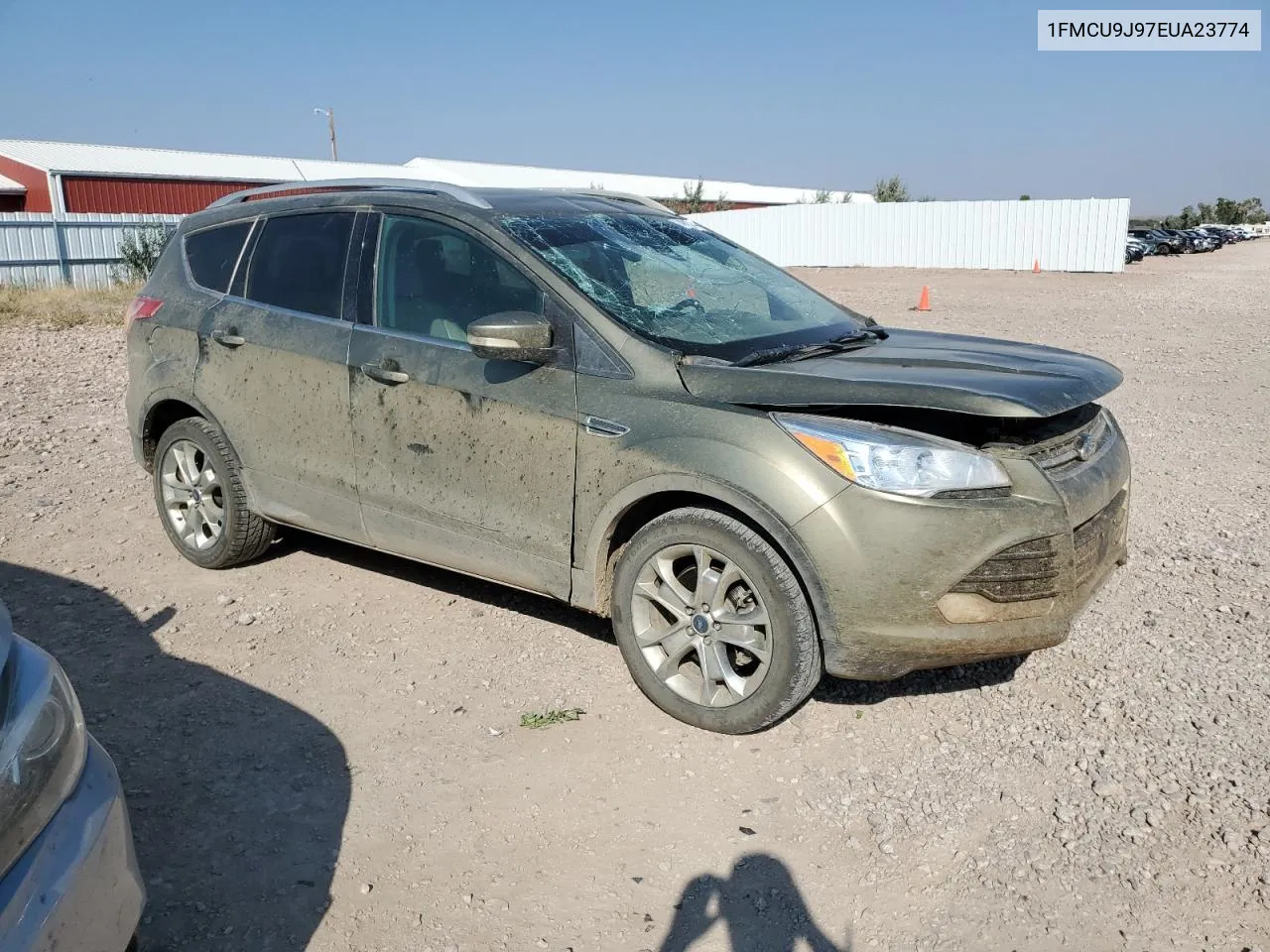 2014 Ford Escape Titanium VIN: 1FMCU9J97EUA23774 Lot: 74081214