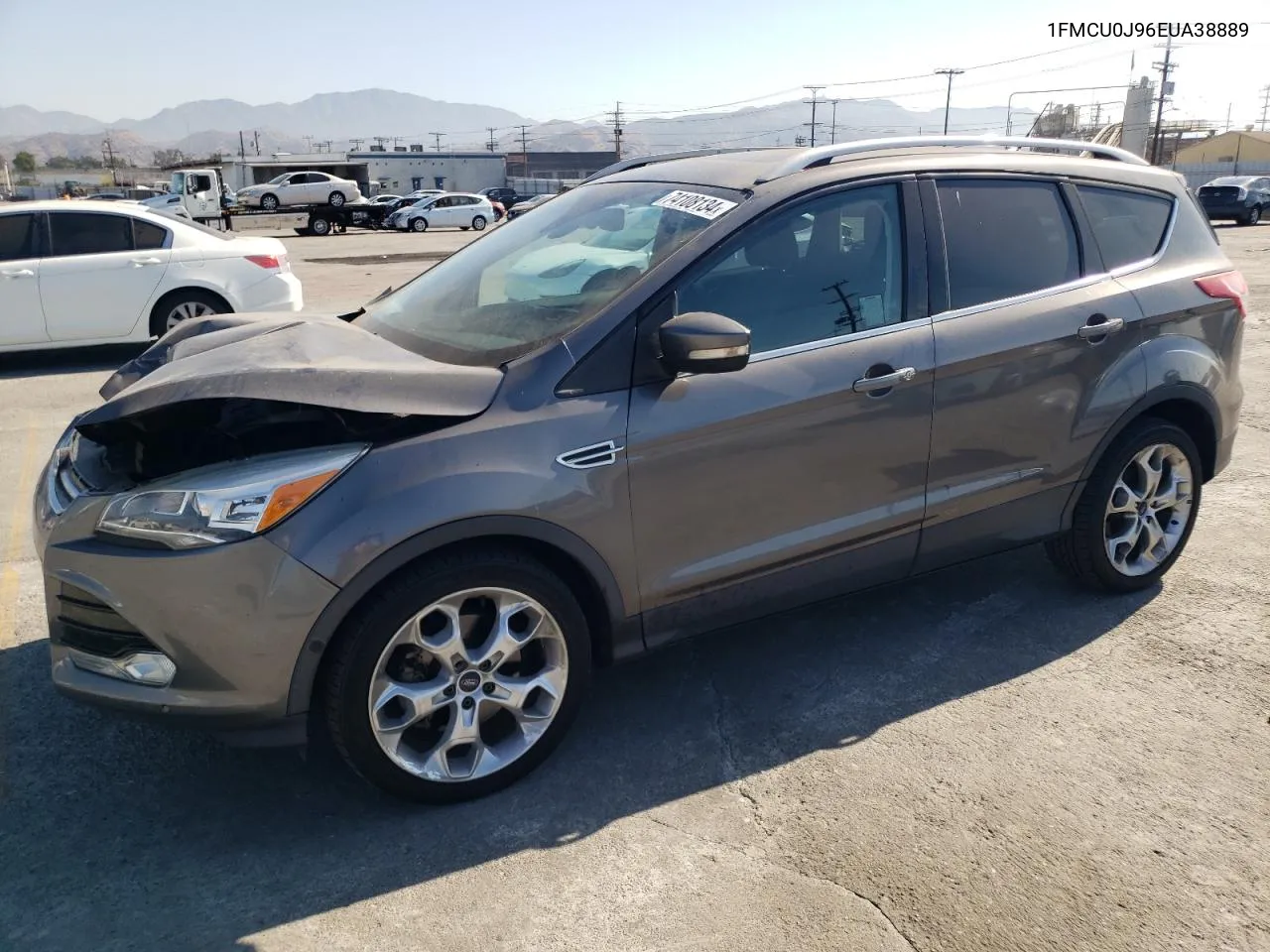 2014 Ford Escape Titanium VIN: 1FMCU0J96EUA38889 Lot: 74108134