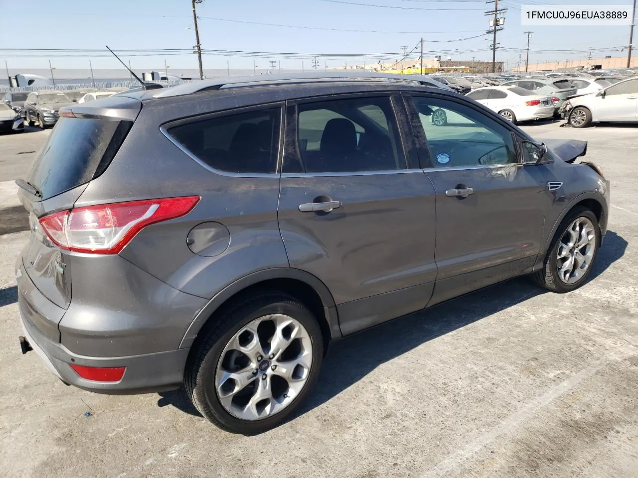 2014 Ford Escape Titanium VIN: 1FMCU0J96EUA38889 Lot: 74108134