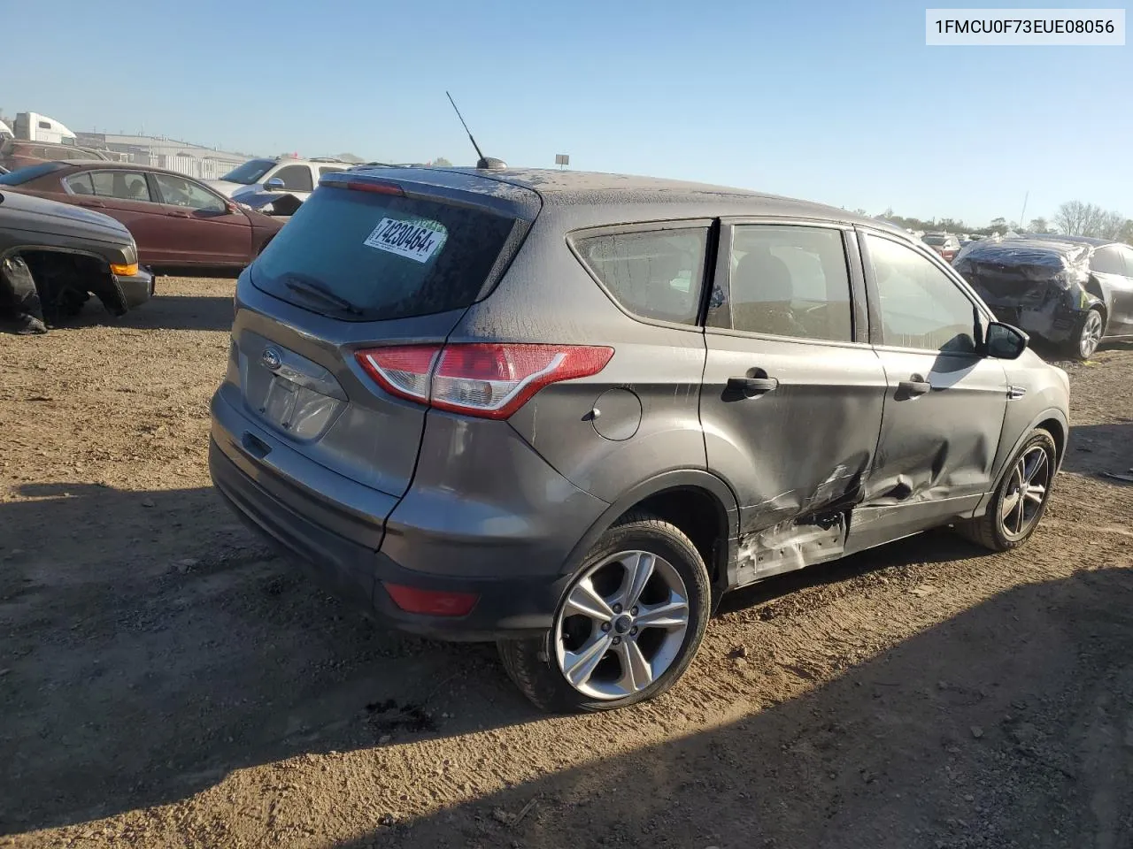 2014 Ford Escape S VIN: 1FMCU0F73EUE08056 Lot: 74230464