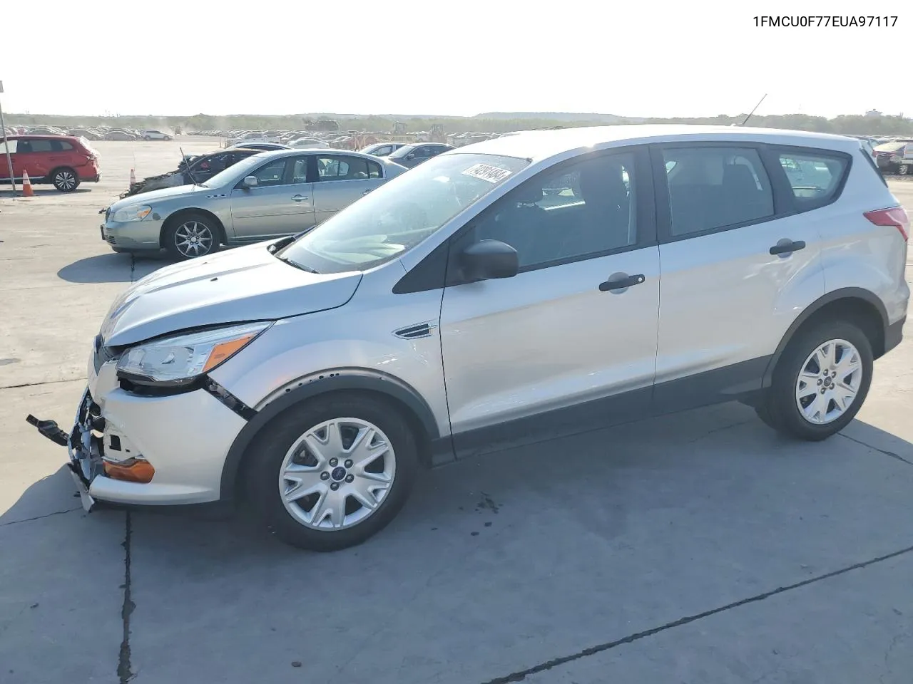 2014 Ford Escape S VIN: 1FMCU0F77EUA97117 Lot: 74291484