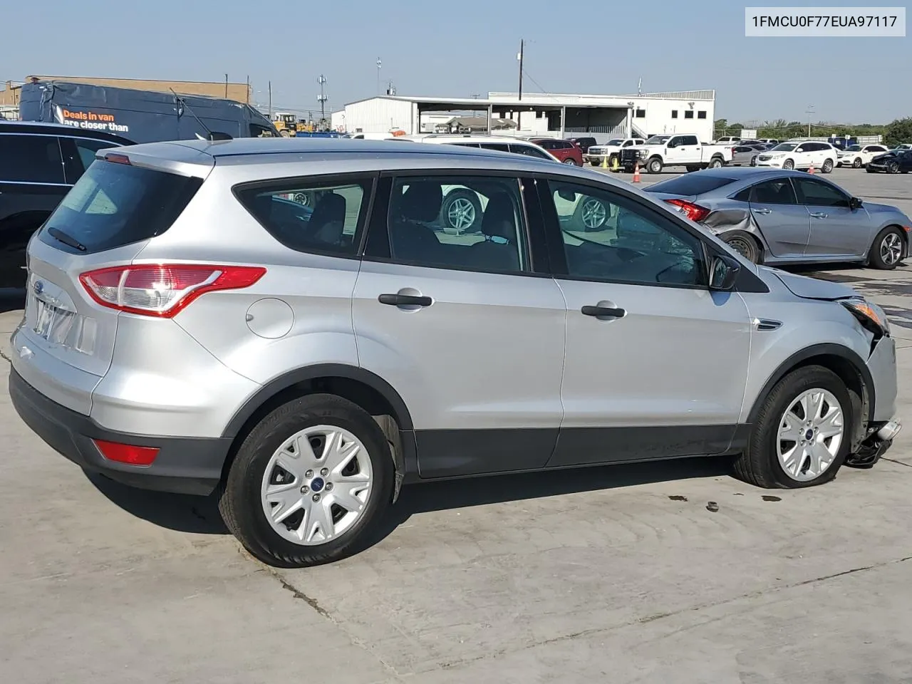 2014 Ford Escape S VIN: 1FMCU0F77EUA97117 Lot: 74291484