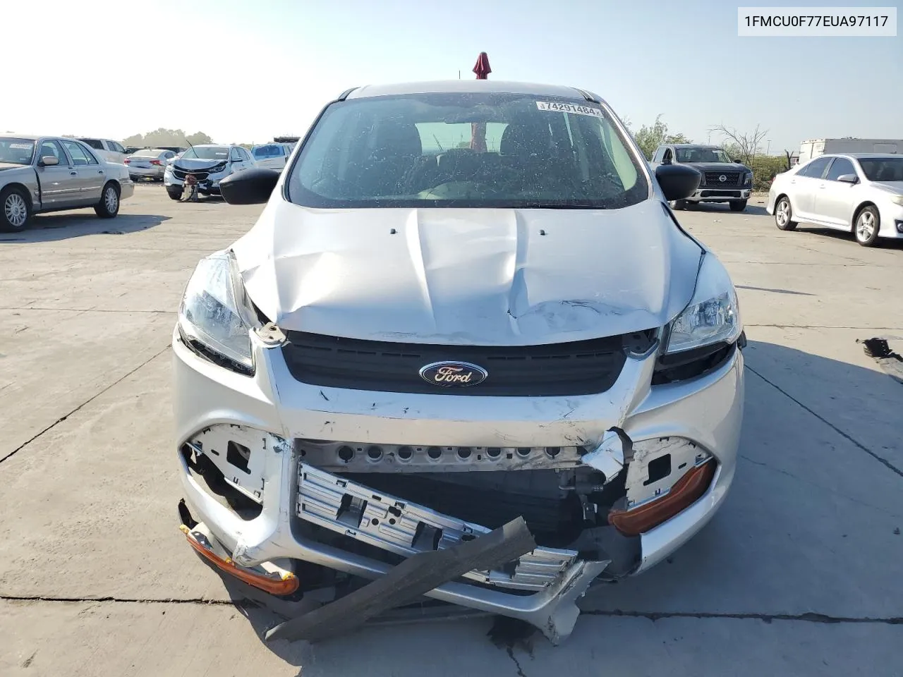 2014 Ford Escape S VIN: 1FMCU0F77EUA97117 Lot: 74291484