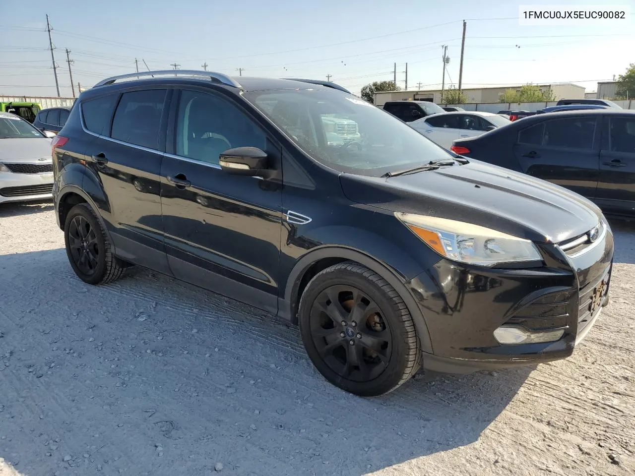 2014 Ford Escape Titanium VIN: 1FMCU0JX5EUC90082 Lot: 74317964