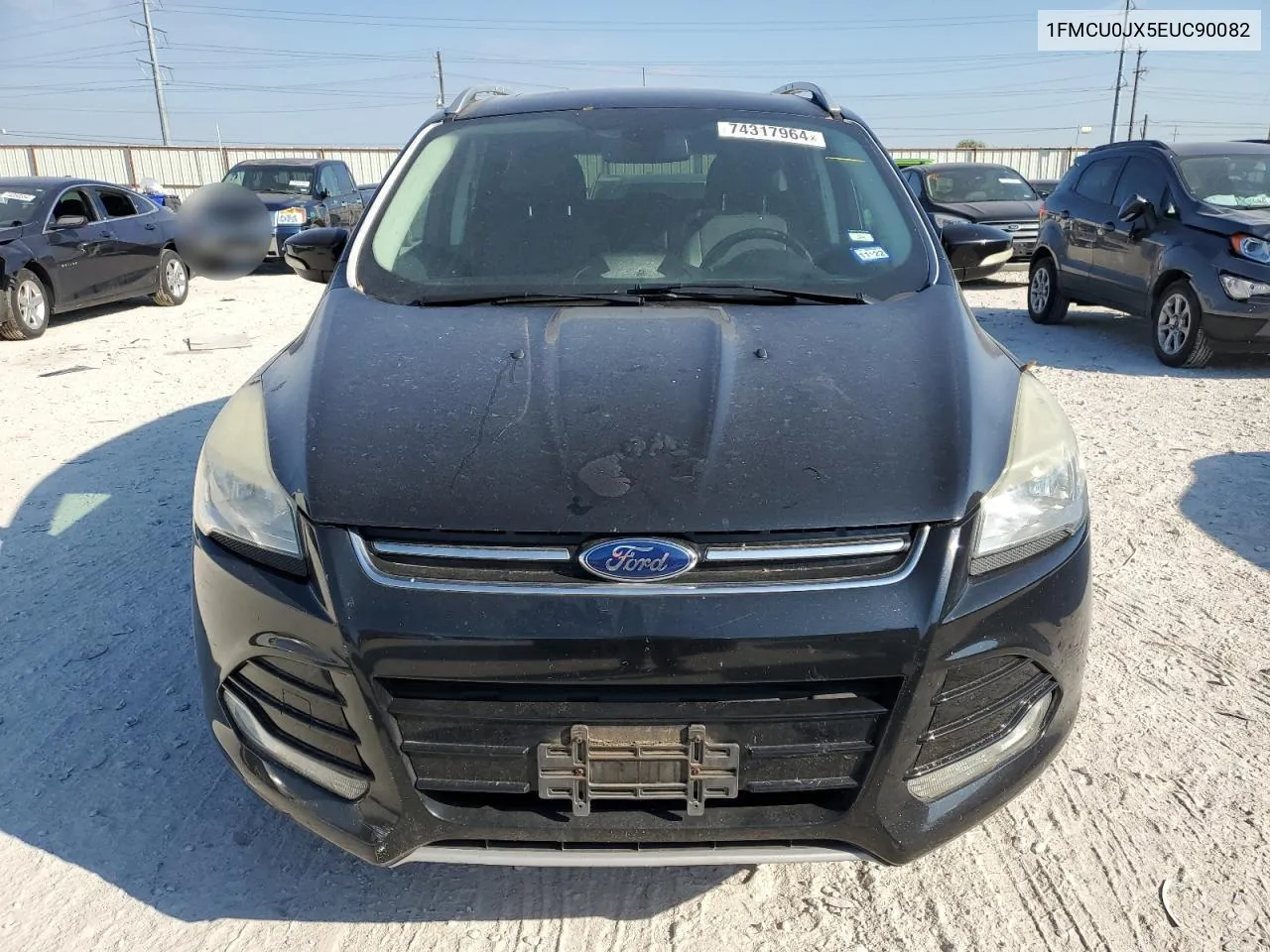 2014 Ford Escape Titanium VIN: 1FMCU0JX5EUC90082 Lot: 74317964