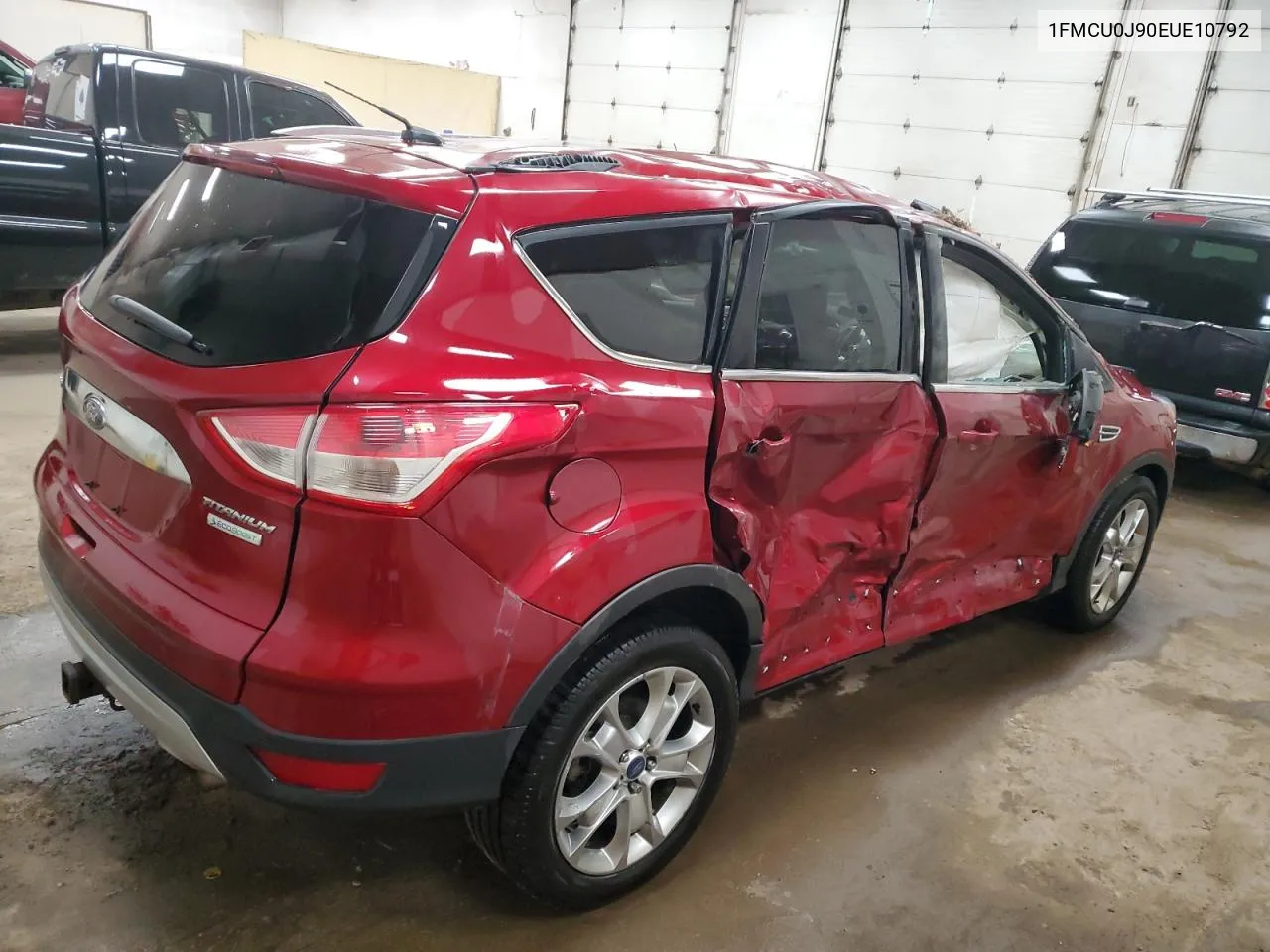 2014 Ford Escape Titanium VIN: 1FMCU0J90EUE10792 Lot: 74326124