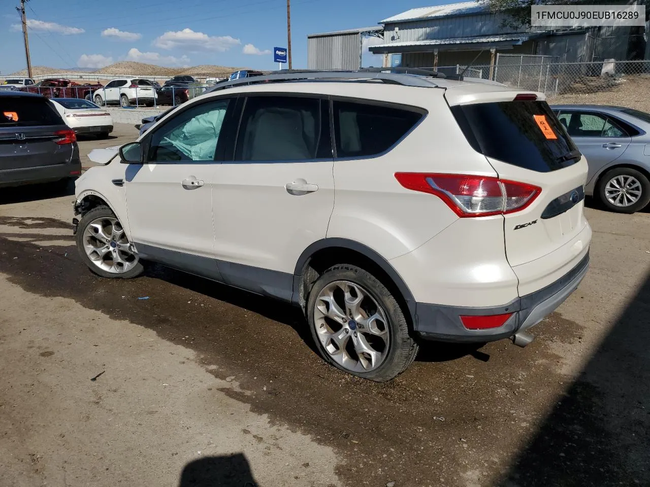 2014 Ford Escape Titanium VIN: 1FMCU0J90EUB16289 Lot: 74360684