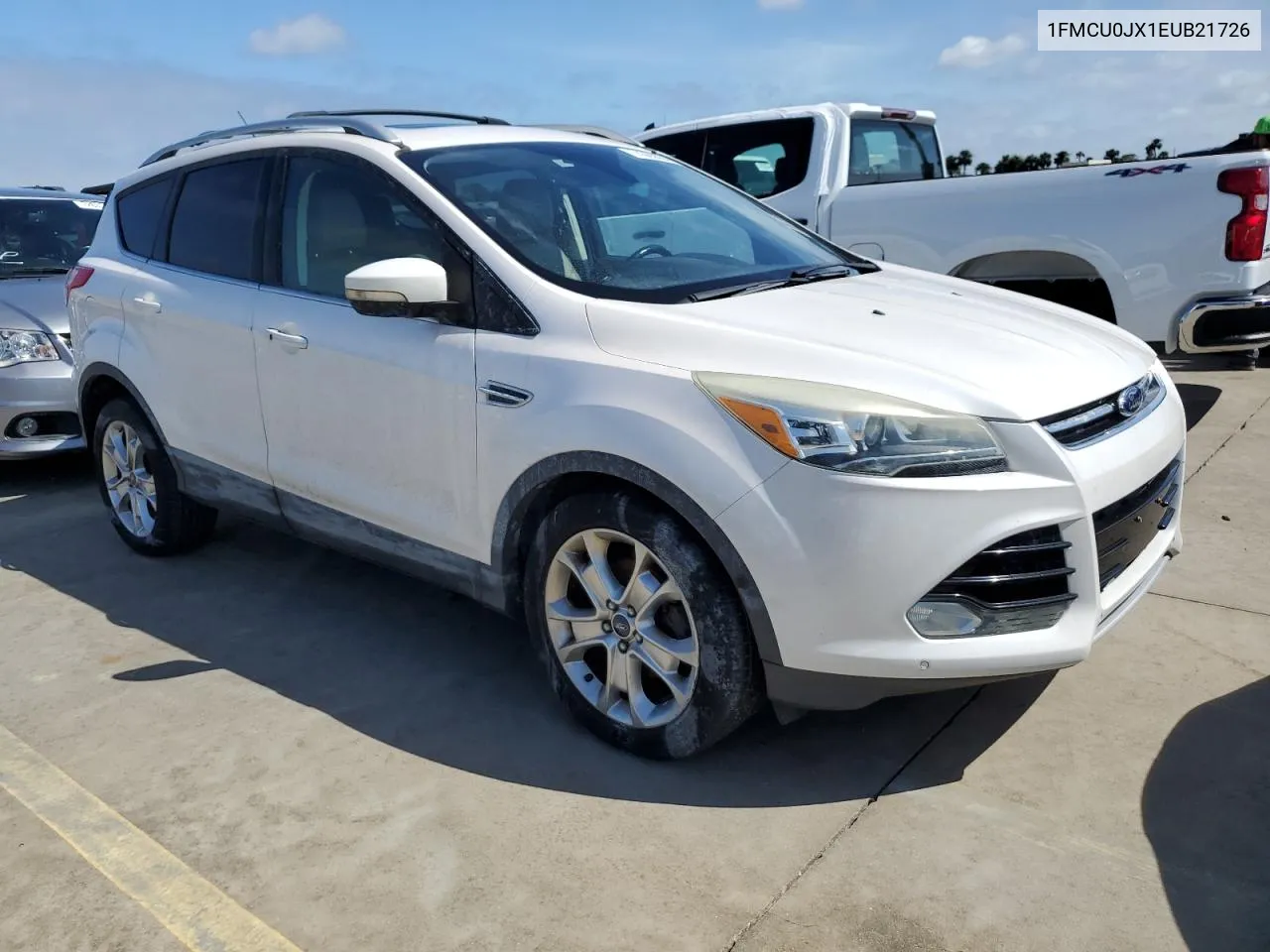 2014 Ford Escape Titanium VIN: 1FMCU0JX1EUB21726 Lot: 74365034