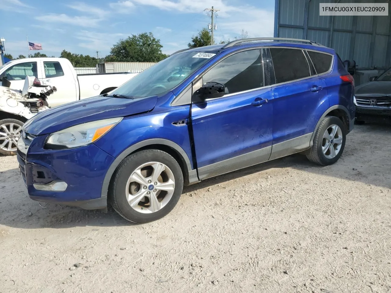 2014 Ford Escape Se VIN: 1FMCU0GX1EUC20909 Lot: 74374884