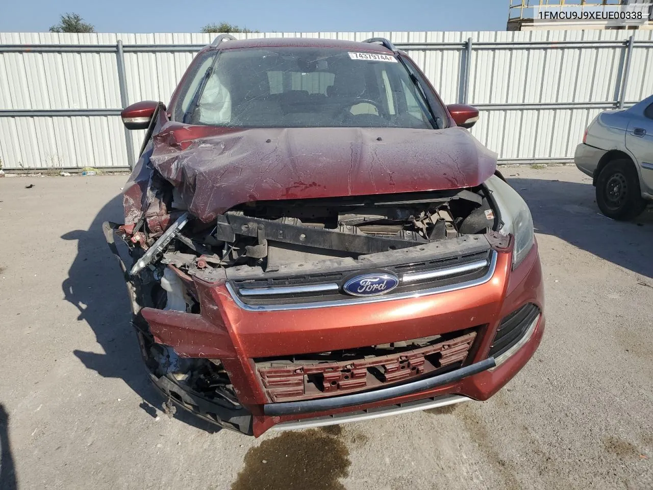 2014 Ford Escape Titanium VIN: 1FMCU9J9XEUE00338 Lot: 74379744