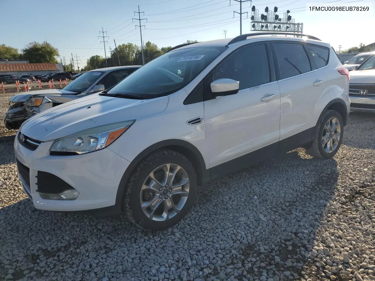 2014 Ford Escape Se VIN: 1FMCU0G98EUB78269 Lot: 74418704