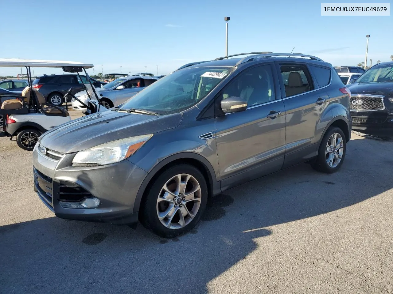 2014 Ford Escape Titanium VIN: 1FMCU0JX7EUC49629 Lot: 74429024