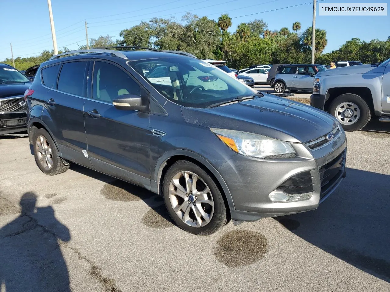 2014 Ford Escape Titanium VIN: 1FMCU0JX7EUC49629 Lot: 74429024