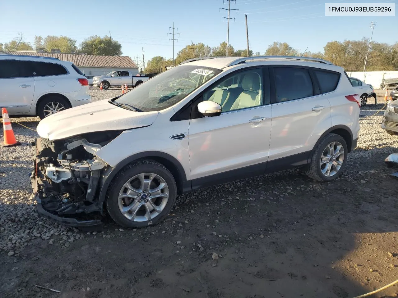 2014 Ford Escape Titanium VIN: 1FMCU0J93EUB59296 Lot: 74456474