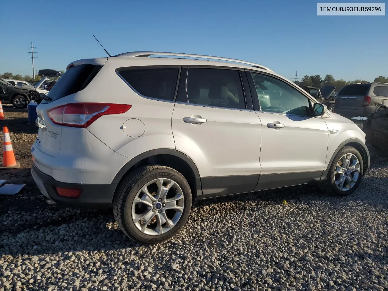 2014 Ford Escape Titanium VIN: 1FMCU0J93EUB59296 Lot: 74456474