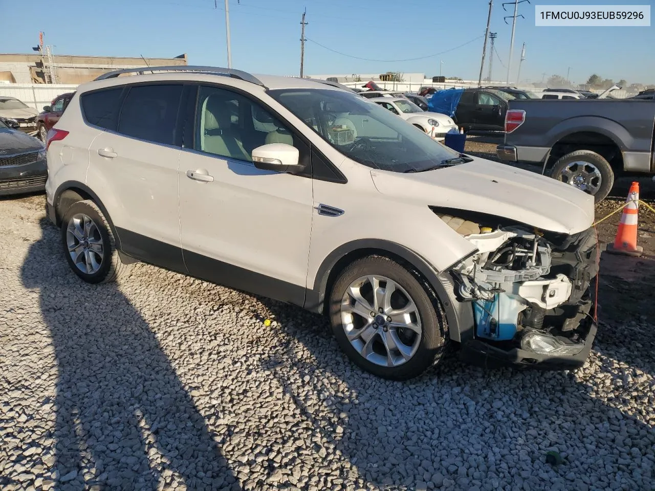 2014 Ford Escape Titanium VIN: 1FMCU0J93EUB59296 Lot: 74456474