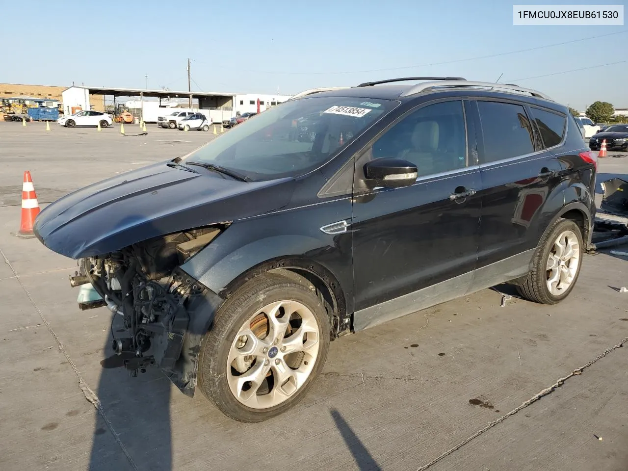 2014 Ford Escape Titanium VIN: 1FMCU0JX8EUB61530 Lot: 74513854