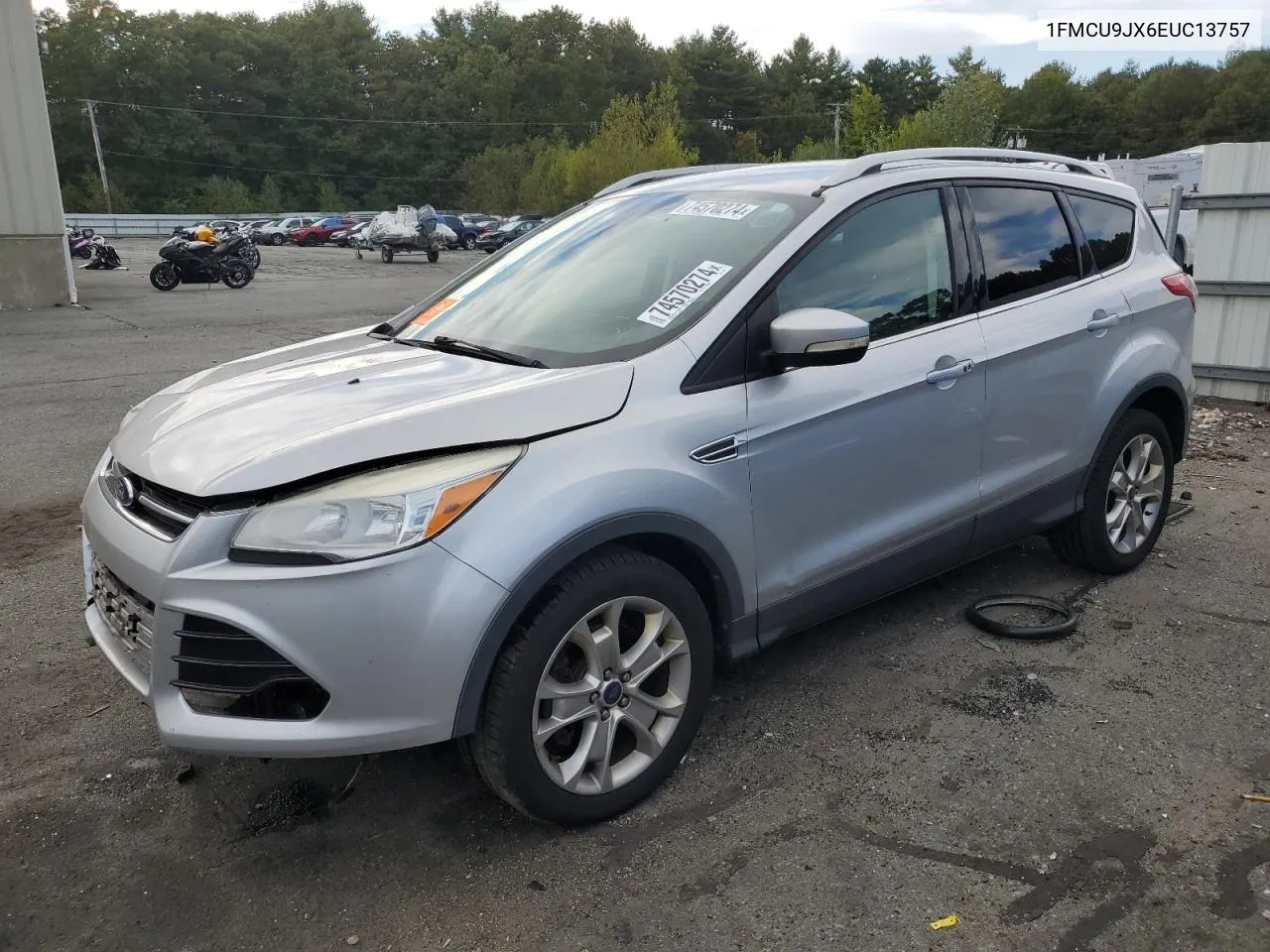 2014 Ford Escape Titanium VIN: 1FMCU9JX6EUC13757 Lot: 74570274