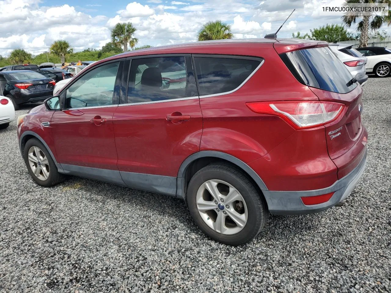 2014 Ford Escape Se VIN: 1FMCU0GX5EUE21017 Lot: 74630524