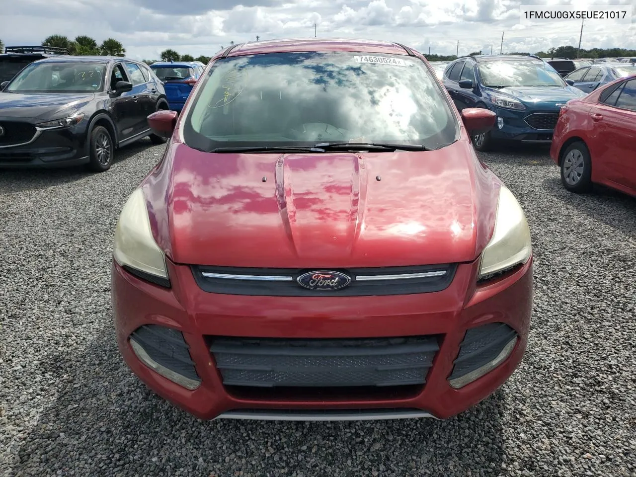 2014 Ford Escape Se VIN: 1FMCU0GX5EUE21017 Lot: 74630524