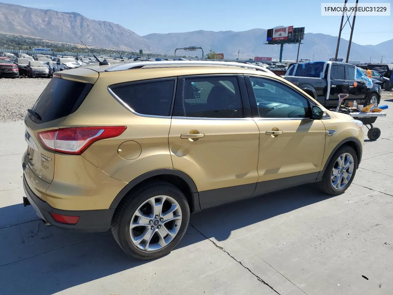 2014 Ford Escape Titanium VIN: 1FMCU9J93EUC31229 Lot: 74700944