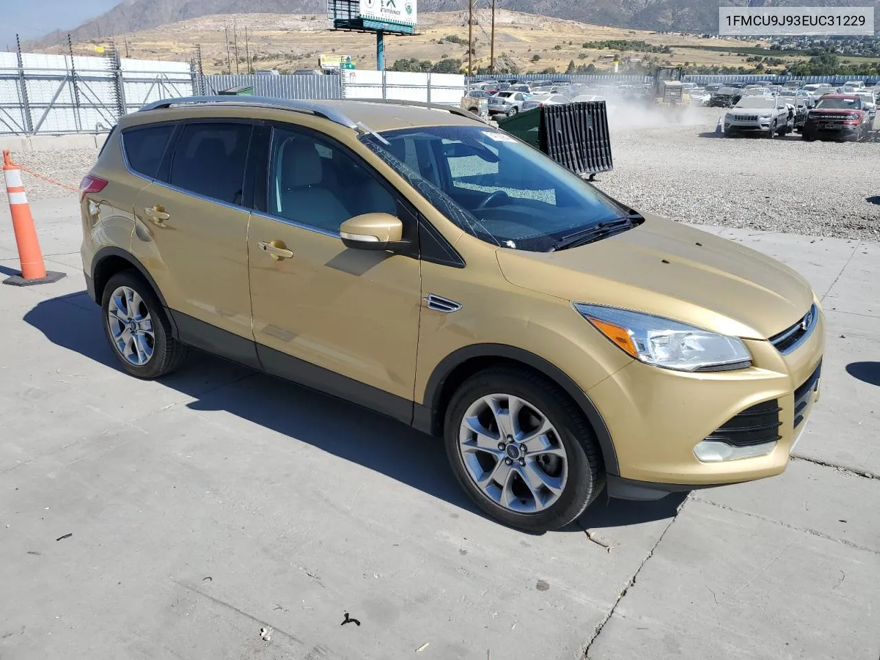 2014 Ford Escape Titanium VIN: 1FMCU9J93EUC31229 Lot: 74700944