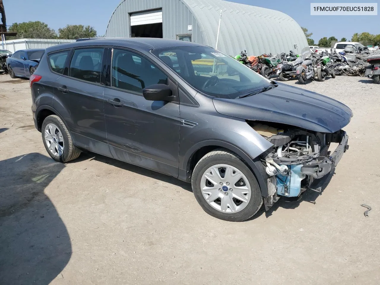 2014 Ford Escape S VIN: 1FMCU0F70EUC51828 Lot: 74728214