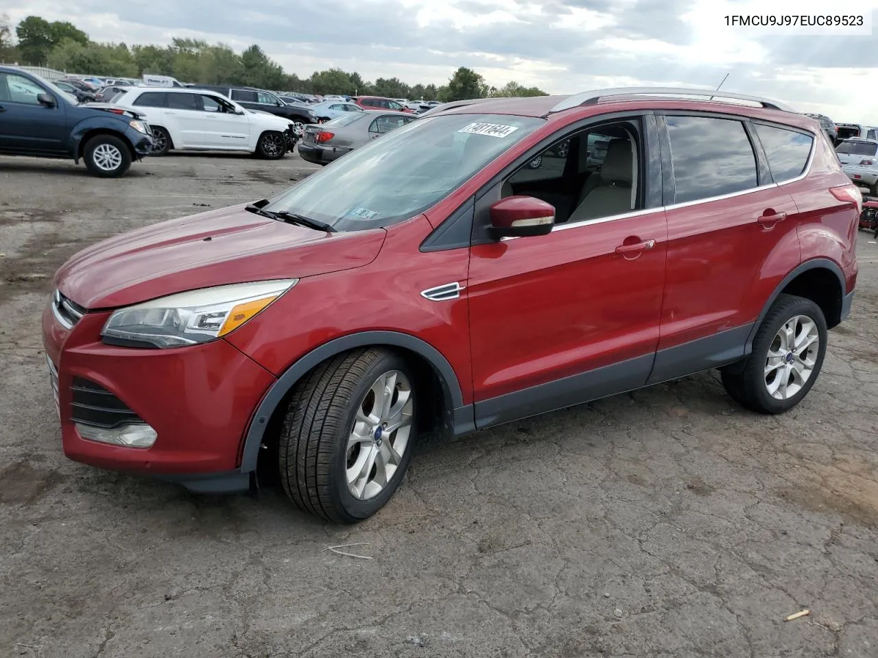 2014 Ford Escape Titanium VIN: 1FMCU9J97EUC89523 Lot: 74811644