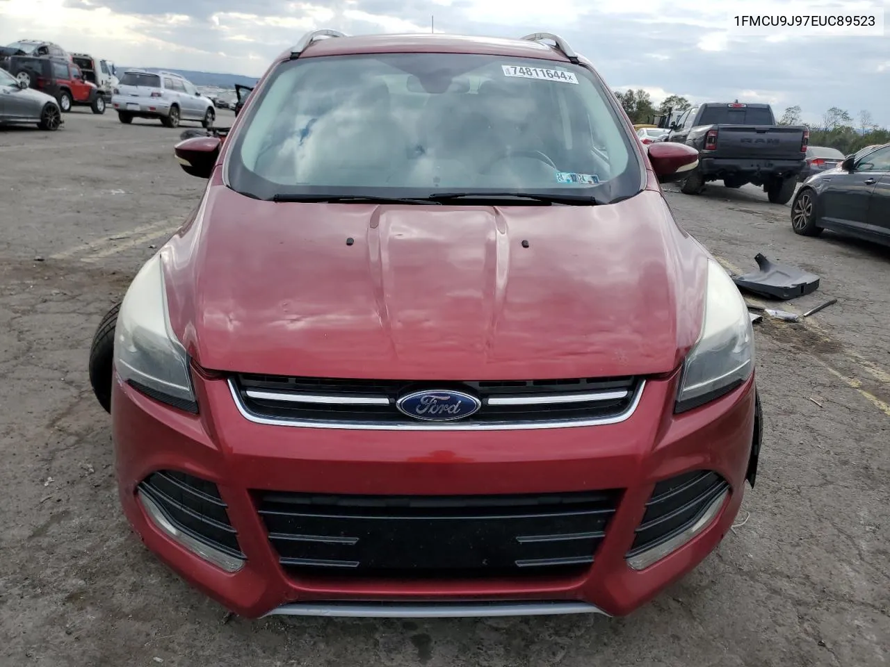 2014 Ford Escape Titanium VIN: 1FMCU9J97EUC89523 Lot: 74811644