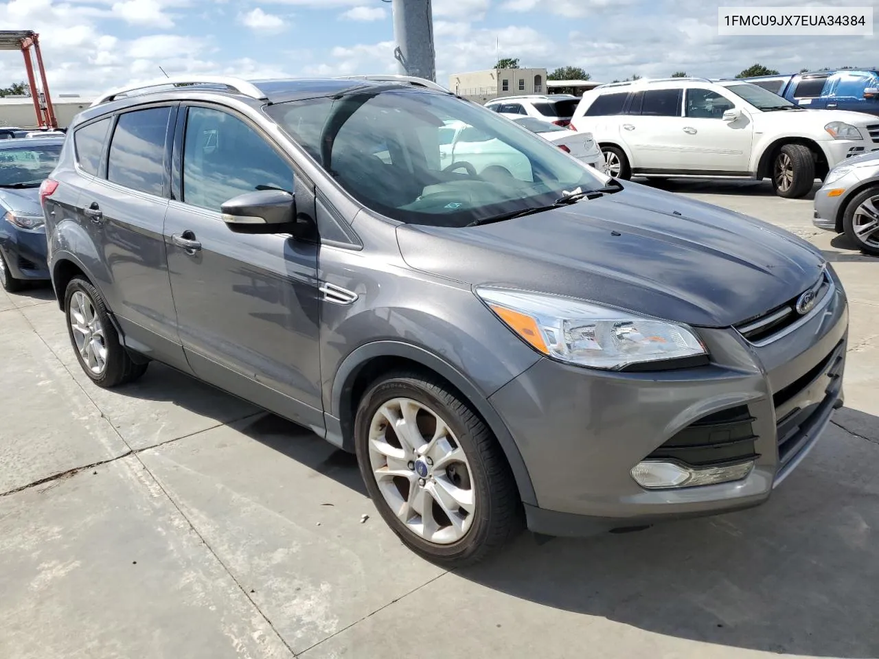 2014 Ford Escape Titanium VIN: 1FMCU9JX7EUA34384 Lot: 74826404