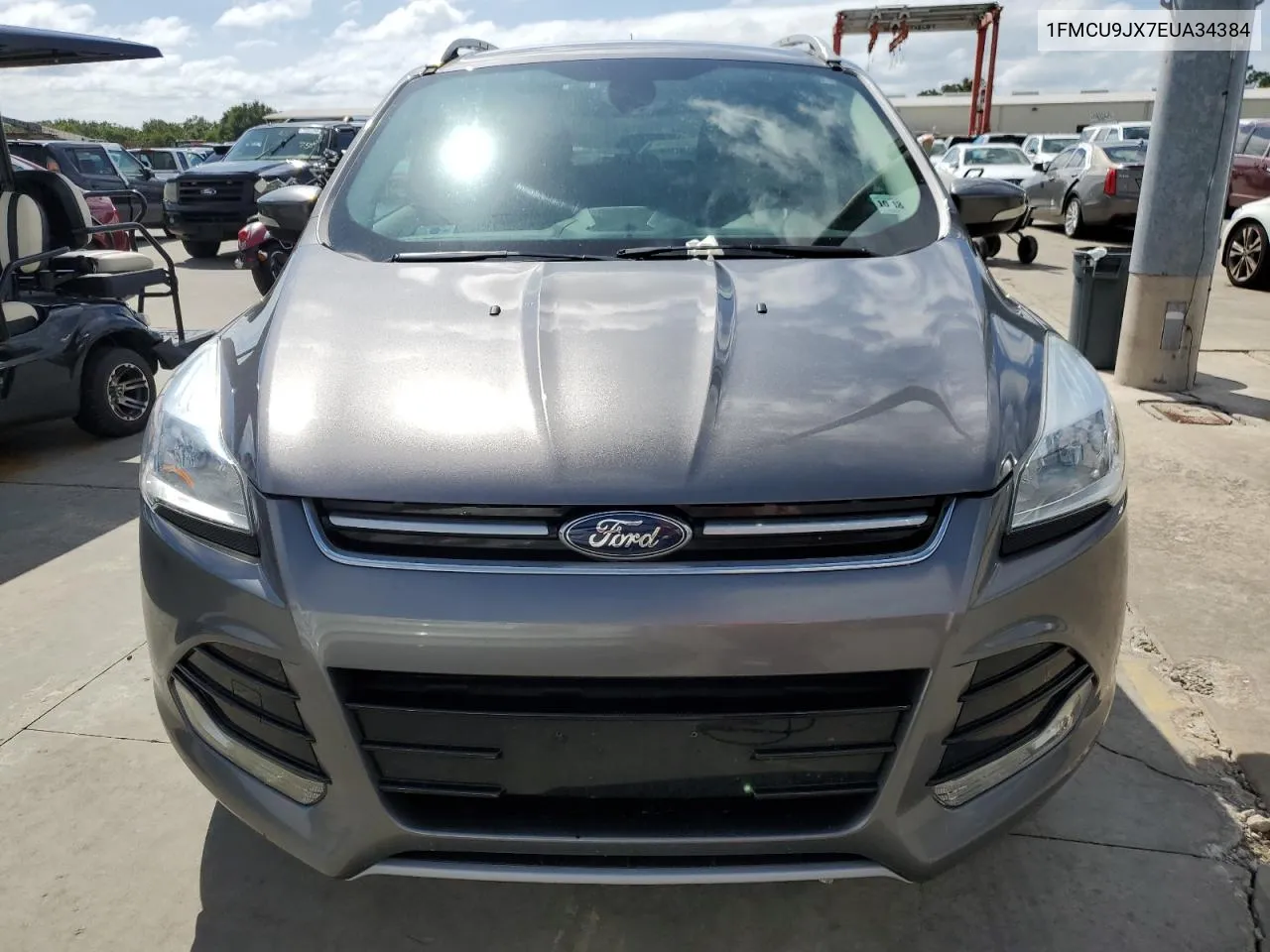 2014 Ford Escape Titanium VIN: 1FMCU9JX7EUA34384 Lot: 74826404