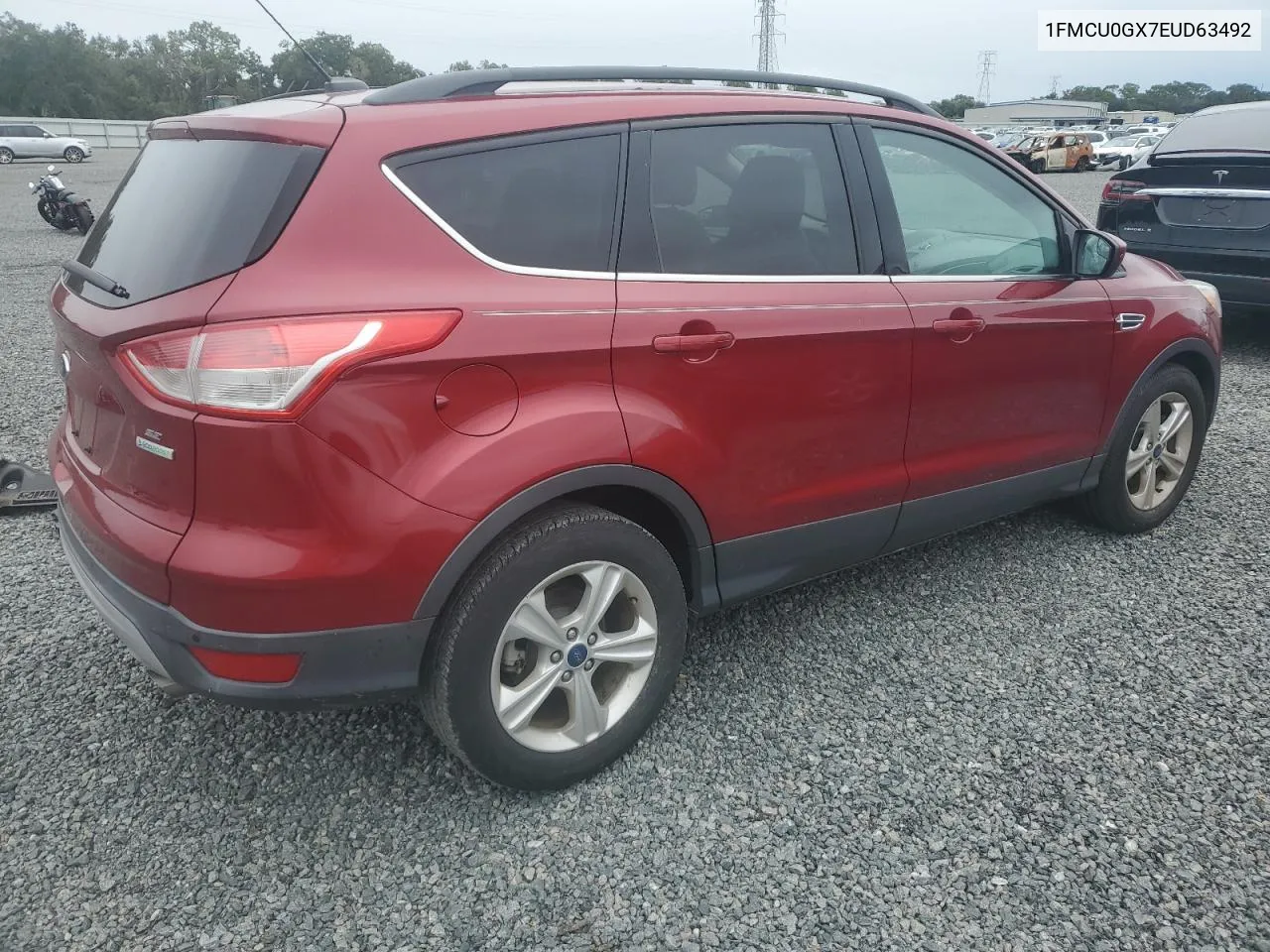 2014 Ford Escape Se VIN: 1FMCU0GX7EUD63492 Lot: 74843594