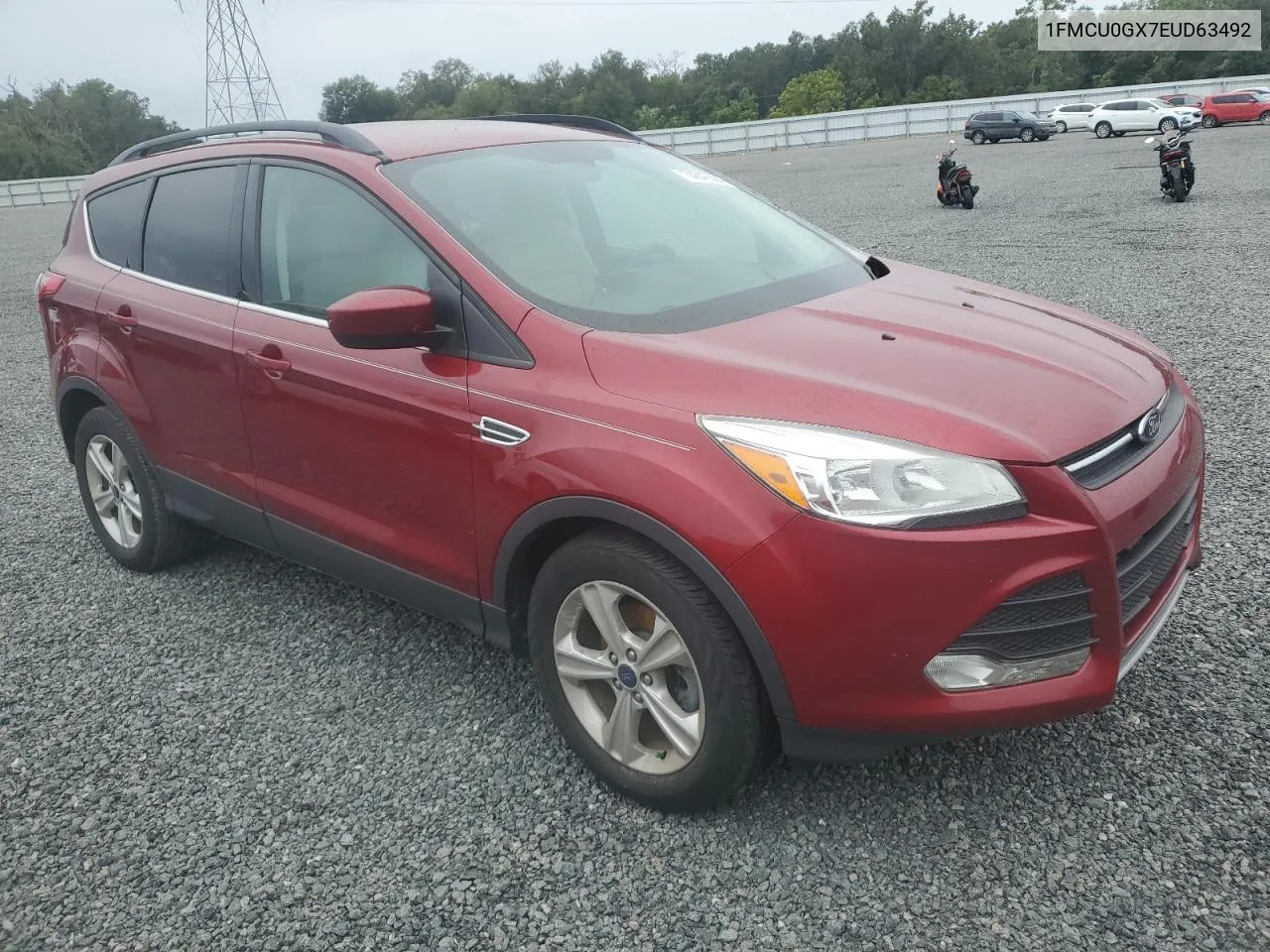 2014 Ford Escape Se VIN: 1FMCU0GX7EUD63492 Lot: 74843594