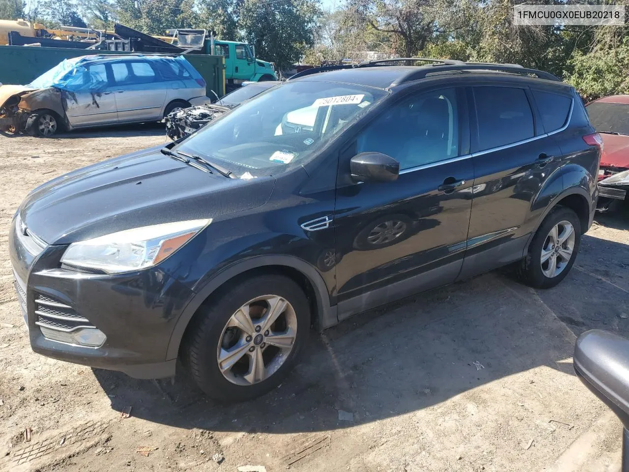 2014 Ford Escape Se VIN: 1FMCU0GX0EUB20218 Lot: 75012804