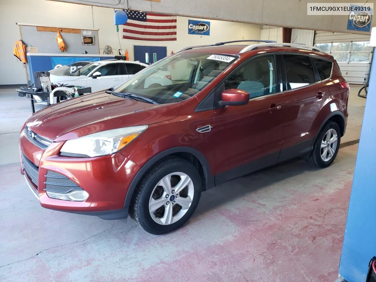 2014 Ford Escape Se VIN: 1FMCU9GX1EUE49319 Lot: 75045334