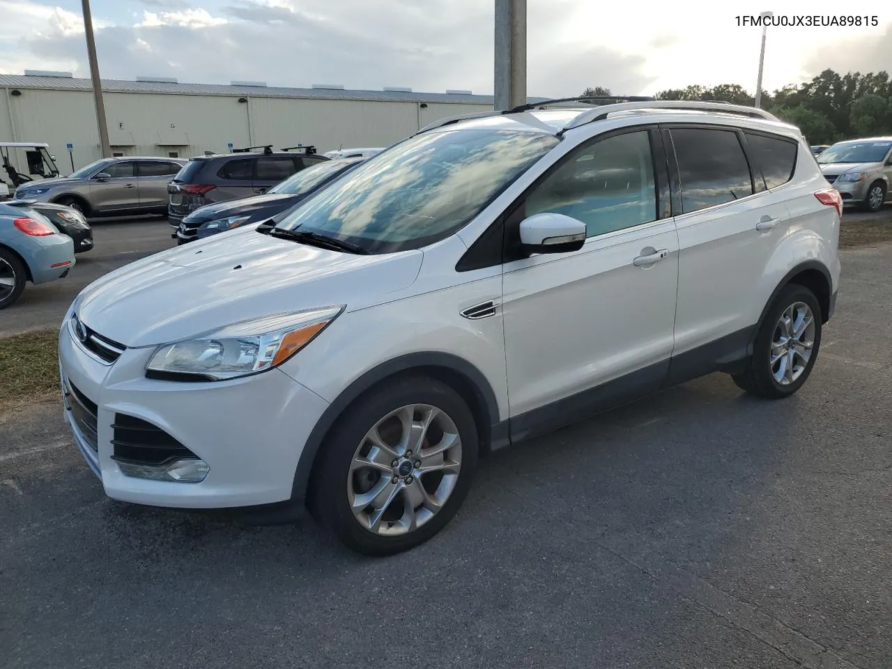 2014 Ford Escape Titanium VIN: 1FMCU0JX3EUA89815 Lot: 75046474